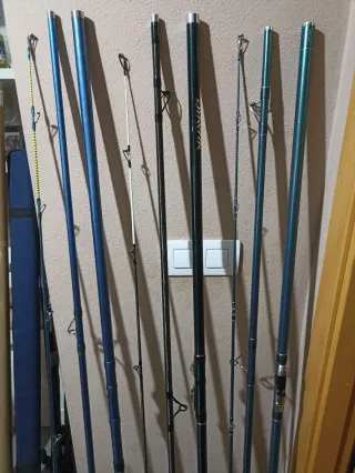 Equipo de cañas de surfcasting