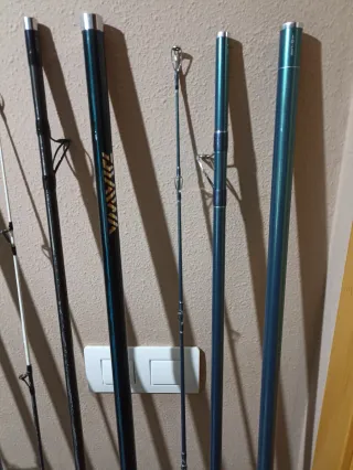 Equipo de cañas de surfcasting