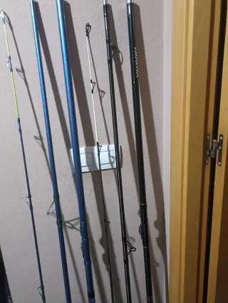 Pareja de cañas de surfcasting