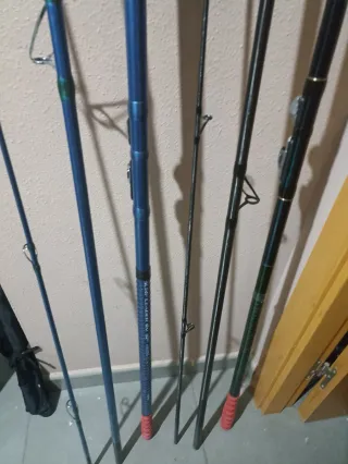 Pareja de cañas de surfcasting