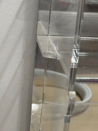 Juego 2 vitrinas acrílicas