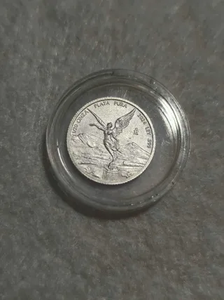 Lote 4 Monedas Plata Mexicana Libertad
