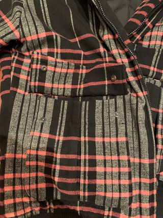 Chaqueta Loreak Mendian cuadros y capucha