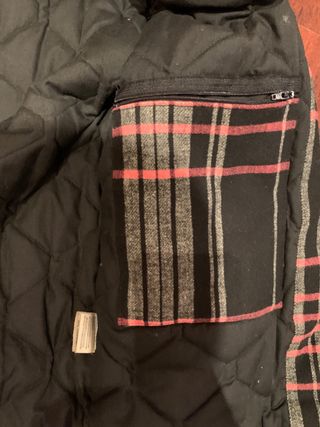 Chaqueta Loreak Mendian cuadros y capucha