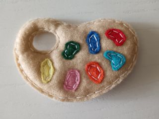 Broches Art. Ginny Diseño Pintura Ballet Arcoíris