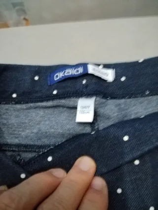 Pantalones niña morados y azules