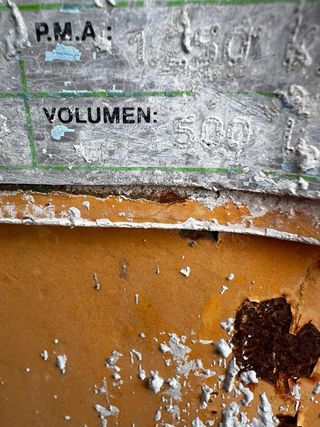 Cuba y batea para cemento