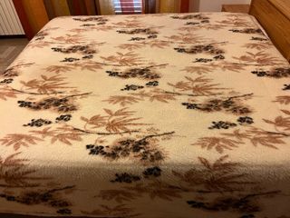 Coperta matrimoniale lana merinos double face