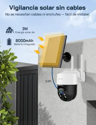 Cámara Solar 4G WOLFANG Exterior