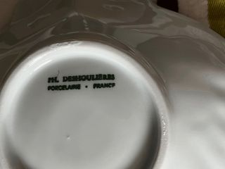 6 Conchas Philippe Deshoulieres Limoges Porcelana