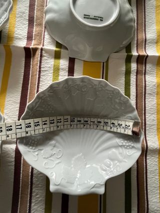 6 Conchas Philippe Deshoulieres Limoges Porcelana