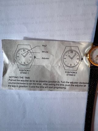 Orologio donna mancino nuovo 22mm