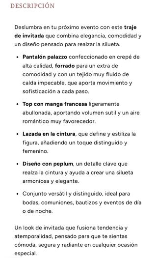 Conjunto mama comunión. Invitada evento fiesta.