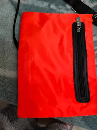 Bolso bandolera naranja fluor