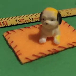 Miniatura Pechinese & Tappetino handmade