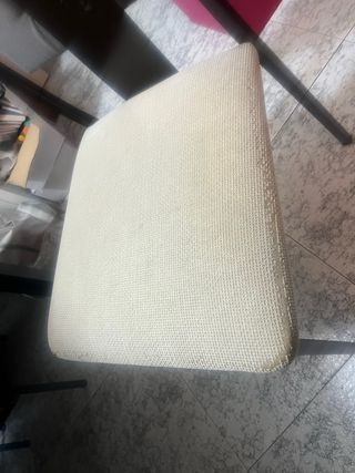 Sillas de comedor metal y tela