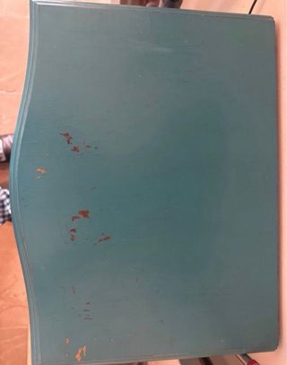 Cómoda vintage turquesa madera