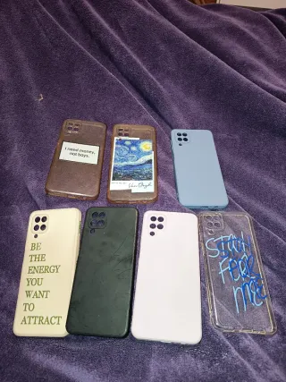 Pack 7 Fundas Samsung Galaxy A12 4G