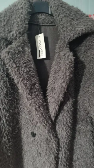 Giacca Teddy grigio scuro