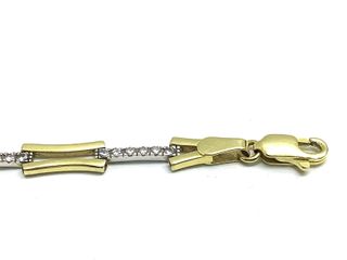 E1186406-0 Pulsera Oro 18K Con Circonita