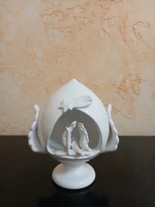 Pumo in ceramica bianco