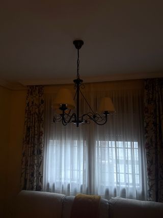 Lámpara de techo negra y beige TENGO 2 cada un 30