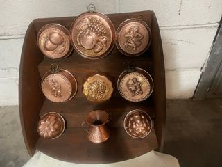 Stampi Rame Vintage Frutta e Figure