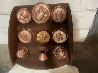 Stampi Rame Vintage Frutta e Figure