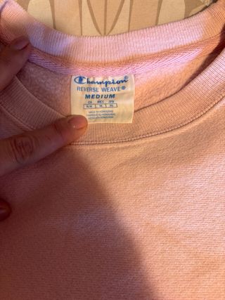 Sudadera Champion Rosa Talla M
