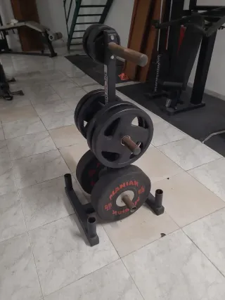 Discos de pesas y posadiscos