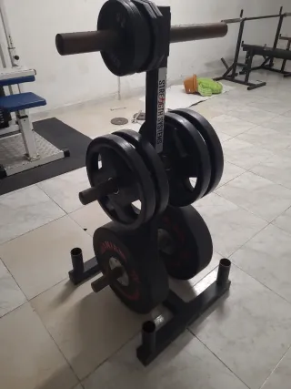 Discos de pesas y posadiscos