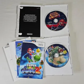 3 Juegos Super Mario Wii: Galaxy 1, 2 y Bros.