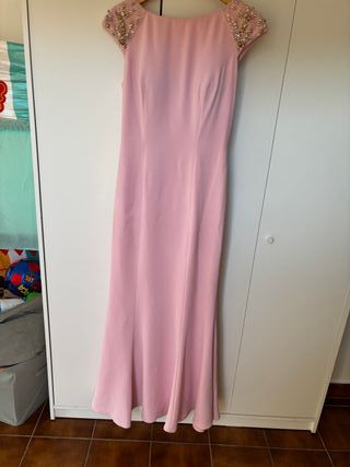 Vestido Rosa Clara largo