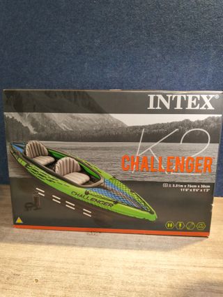 Intex 68306 - Kayak Hinchable Challenger k2 & 2 Remo - 351 x 76 x 38 cm