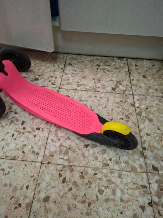 Patinete 3 ruedas rosa