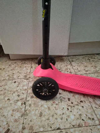Patinete 3 ruedas rosa