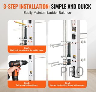 Nivelador de escalera de extensión - Vevor