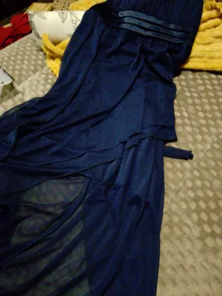 Vestido de fiesta azul