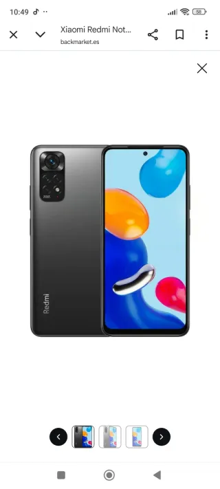 Xiaomi Redmi Note 11 Gris