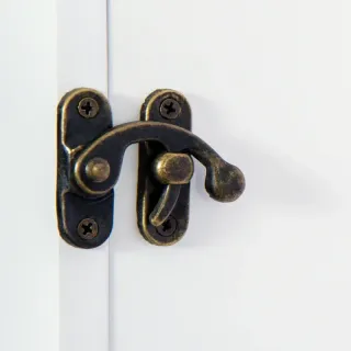 Espejo Joyero Colgante Blanco 37x9,5x112 cm