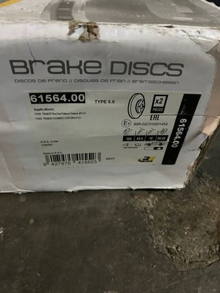 Discos de Freno Ford Transit Custom