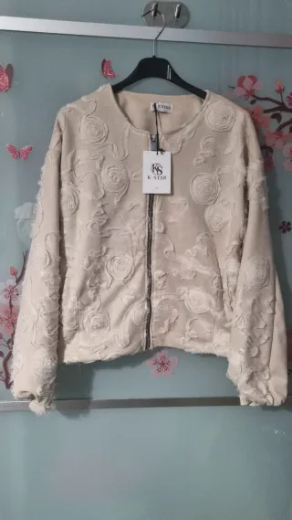 Giubbino K-STAR rose ricamate
