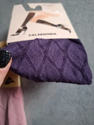Set 2 gambaletti alti Calzedonia disegno maculato