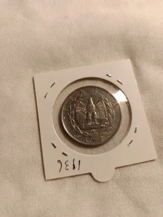 Moneta 1936 due lire