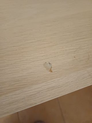 Escritorio IKEA con caballetes