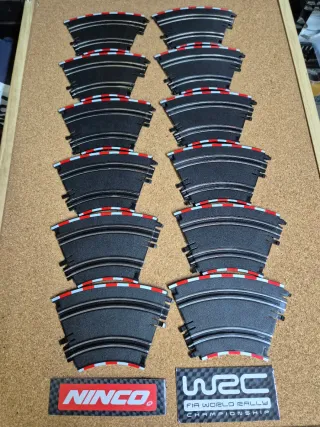 Lote curvas slot Ninco WRC