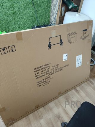 Pizarra blanca magnética con bandeja - Amazon Basics