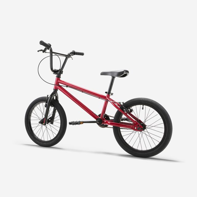 Bicicleta BMX Wipe 500 Niños 7-9 Años Rojo 18"