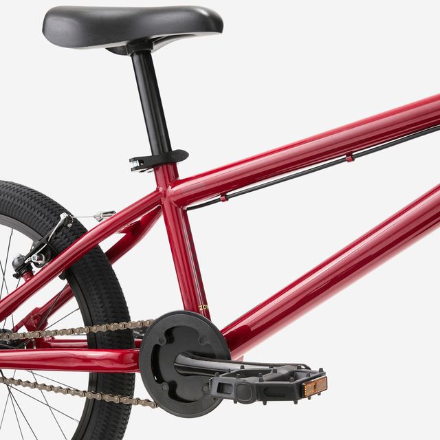 Bicicleta BMX Wipe 500 Niños 7-9 Años Rojo 18"