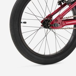 Bicicleta BMX Wipe 500 Niños 7-9 Años Rojo 18"